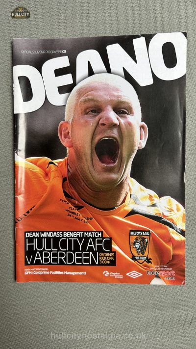 Hull City v Aberdeen programme cover