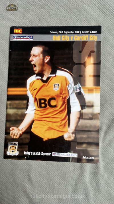 Hull City v Cardiff City programme cover