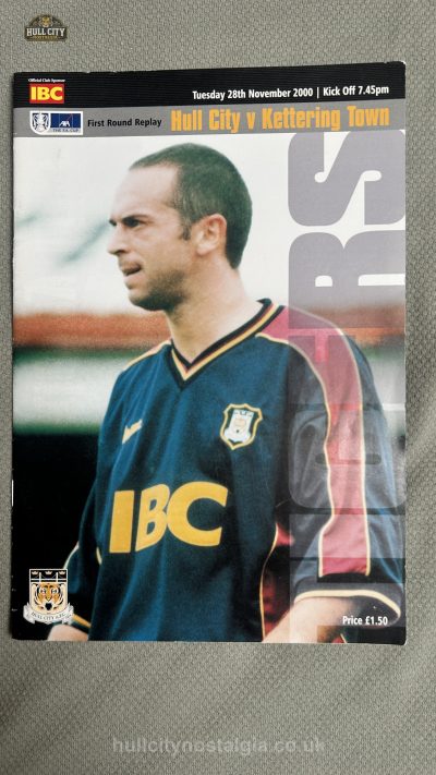 Hull City v Kettering Town programme cover