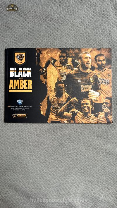 Hull City v Queens Park Rangers programme cover